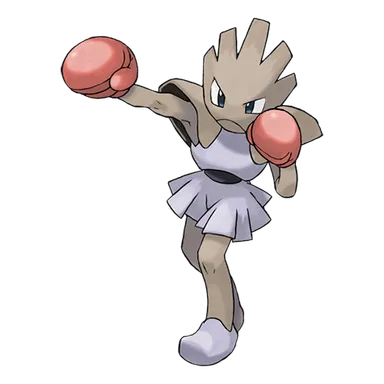 official artwork of hitmonchan